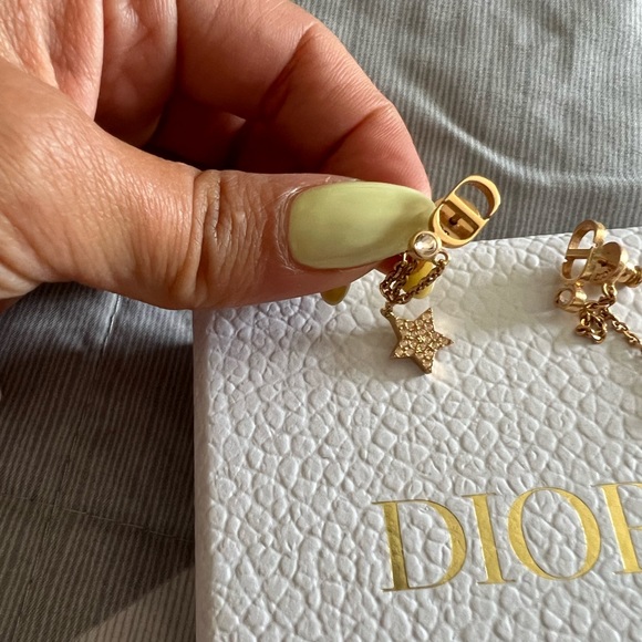 Rose gold Dior earrings - Picture 4 of 5